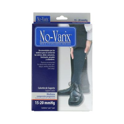 MEDIA HOMBRE REF 10106635 CAJ NO VARIX 15-20MMHG LG CAFE