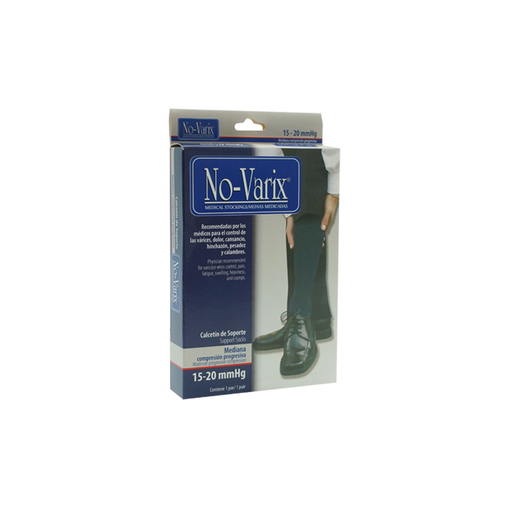MEDIA CALCETIN HOMBRE EN ES REF 10106623 CAJ NO VARIX 15-20MMHG M