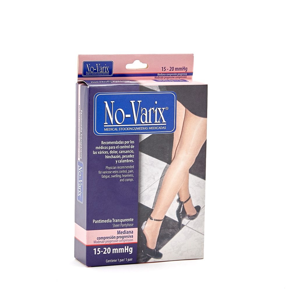 PANTIMEDIA TRANSP DAMA REF 10106305 CAJ NO VARIX 15-20MMHG LG BEIGE