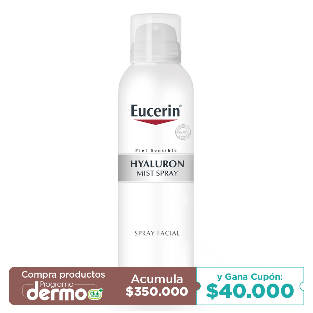 SPRAY FACIAL CON ACIDO HIALURONICO EUCERIN HIALURON MIST PIEL SENSIBLE FCO X 150ML