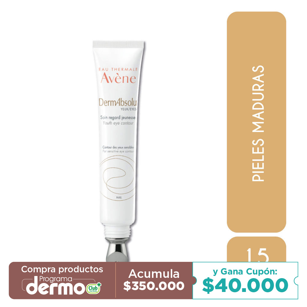 CONTORNO OJOS DERMABSOLU AVENE EAU THERMALE DENSIDAD - VITALIDAD FCO X 15ML