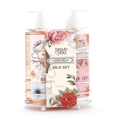DUO SET CREMA Y JABON PARA MANOS BEAUTY 100 BEAUTIFUL BLEND PAQ X 1