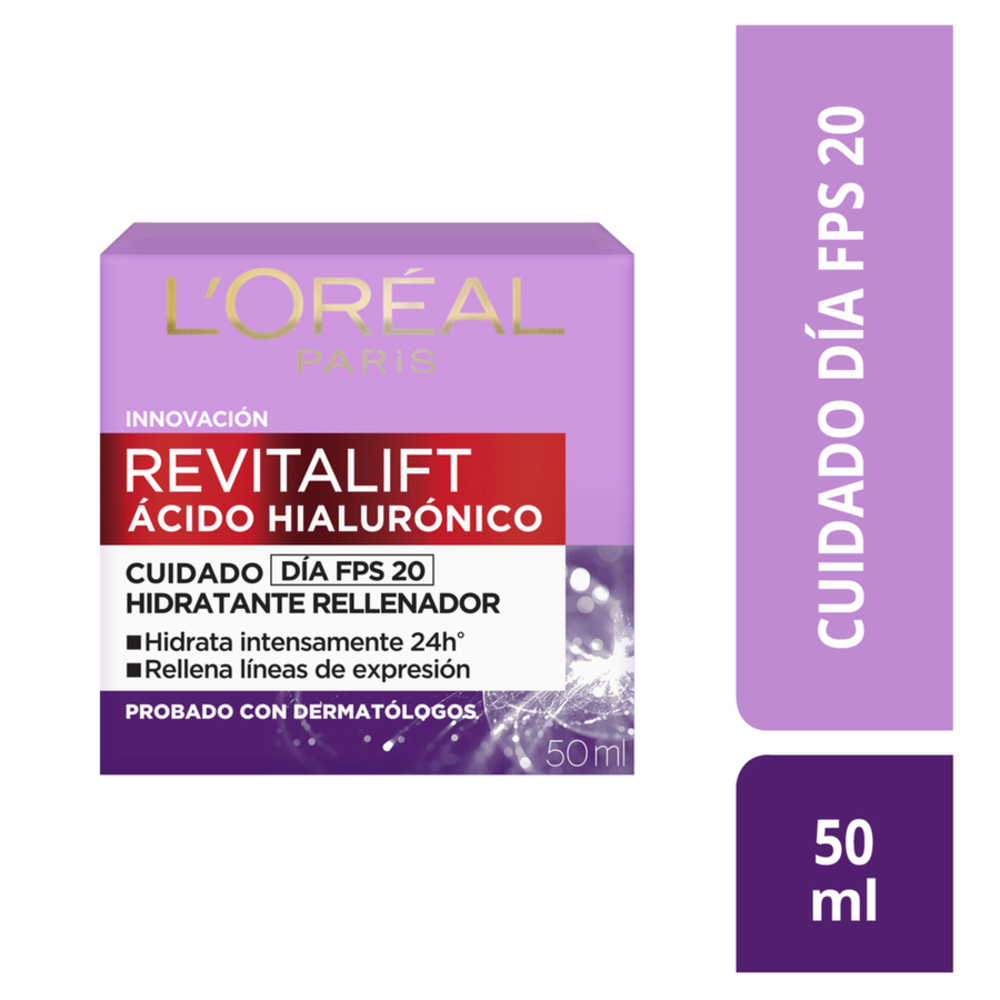 REVITALIFT ACIDO HIALURONICO LOREAL DIA FPS 20+ POT X 50ML