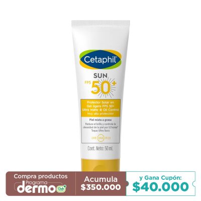 PROTECCION SOLAR EN GEL LIGERO SUN FPS 50 ULTRA MATTE & OIL CONTROL FCO X 50ML
