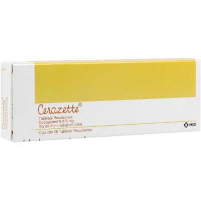 CERAZETTE 0.075MG TAB REC CAJ X 28