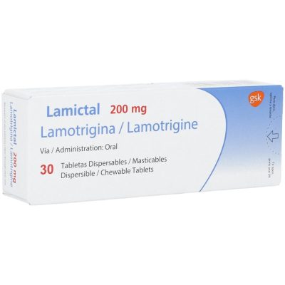 LAMICTAL 200MG TAB DISP  CAJ X 30