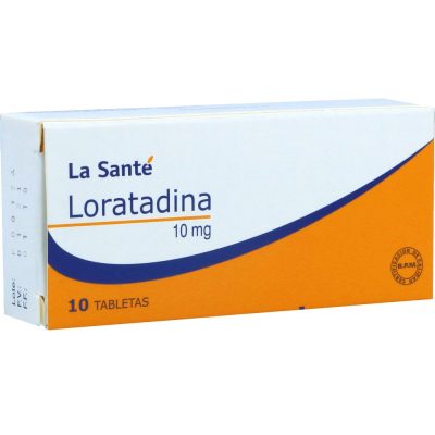 LORATADINA 10MG TAB CAJ X 10 LA SANTE