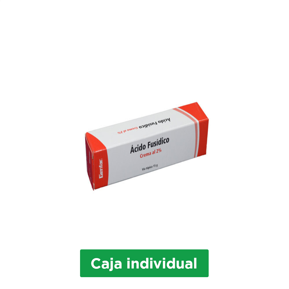 ACIDO FUSIDICO 2% CREM TOP TUB X 15GR GENFAR