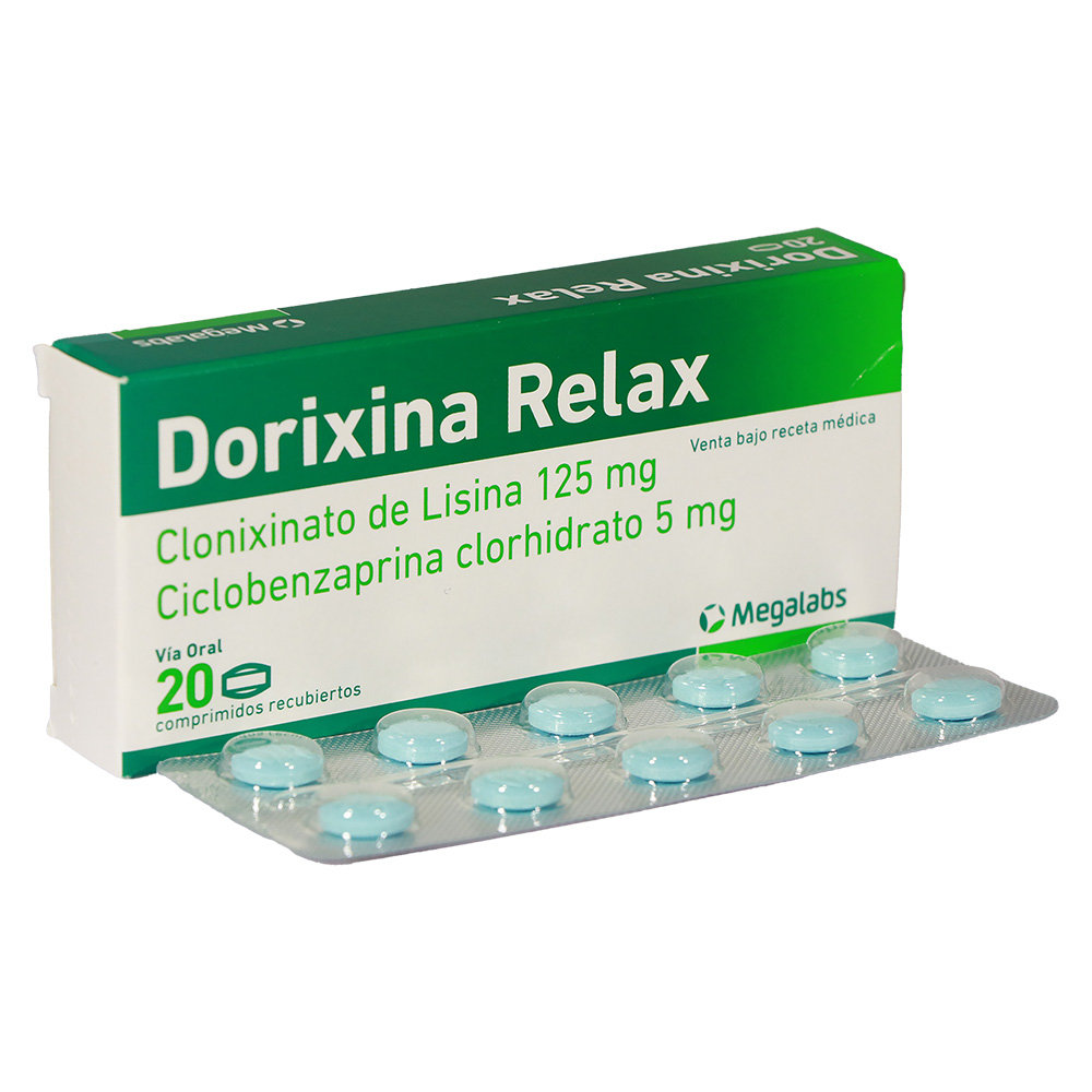 DORIXINA RELAX (5+125)MG TAB REC CAJ X 20
