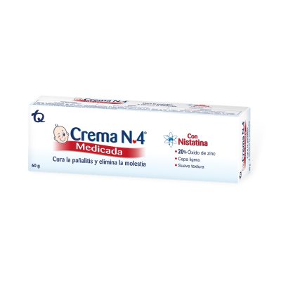 CREMA No 4 MEDICADA 10MUI/100GR+20% CREM TOP  TAR X 60GR