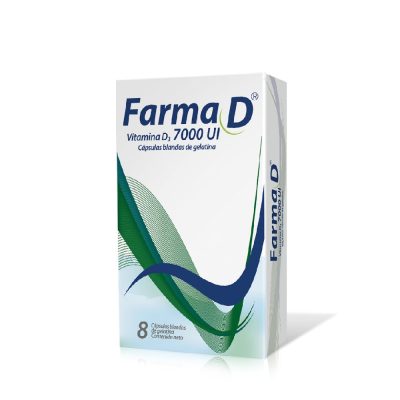 FARMA D 7000UI CAP BLAND CAJ X 8
