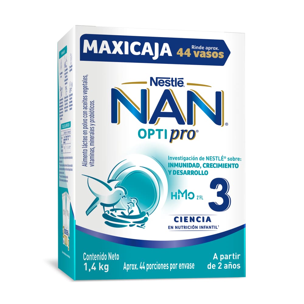 MAXICAJA NAN OPTIPRO 3 2 ANOS CAJ X 1400GR