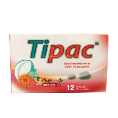 TIPAC CON JENJIBRE Y MARANON TAB MAST CAJ X 12 CEREZA