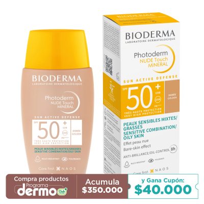 PHOTODERM NUDE TOUCH BIODERMA SPF 50+ FCO X 40ML DOREE GOLDEN