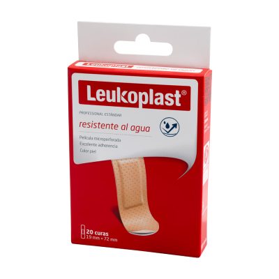 CURAS ESTANDAR REF 73280-00 CAJ X 20 LEUKOPLAST 19MM X 72MM PIEL