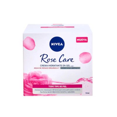 CREMA HIDRATANTE EN GEL NIVEA ROSE CARE POT X 50ML