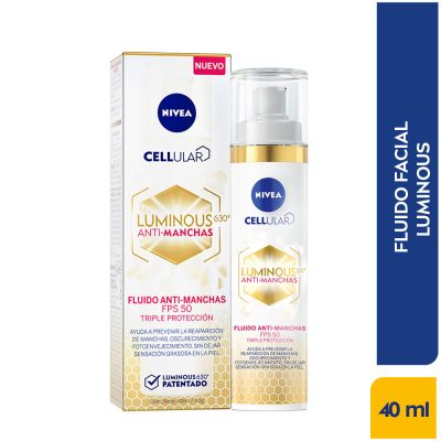 NIVEA CELLULAR LUMINOUS ANTI-MANCHAS FPS50 FCO X 40ML