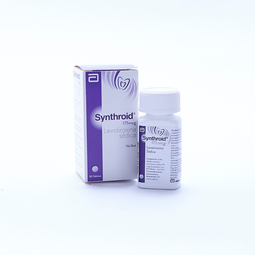 SYNTHROID 175MCG TAB FCO X 90
