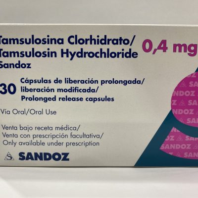 TAMSULOSINA CLORHIDRATO 0.4MG CAP LIB PROL CAJ X 30 SANDOZ