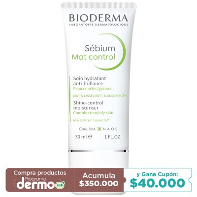 SEBIUM MAT CONTROL BIODERMA ANTI-BRILLANCE TUB X 30ML