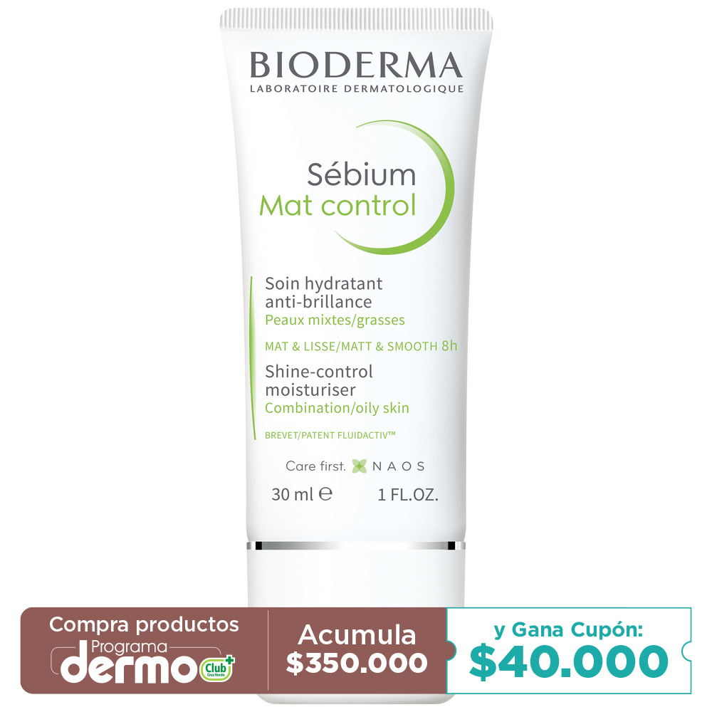 SEBIUM MAT CONTROL BIODERMA ANTI-BRILLANCE TUB X 30ML