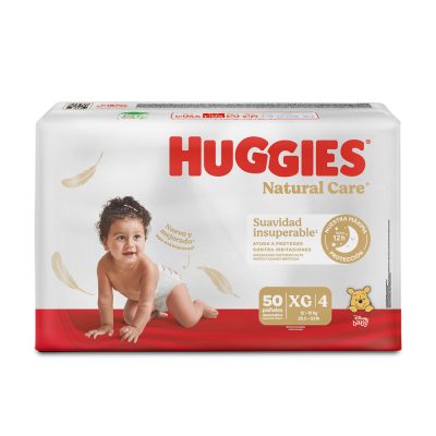 PANAL HUGGIES NATURAL CARE XTRA CARE XG4 PAQ X 50