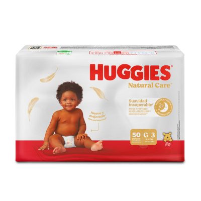 PANAL HUGGIES NATURAL CARE XTRA CARE G3 PAQ X 50