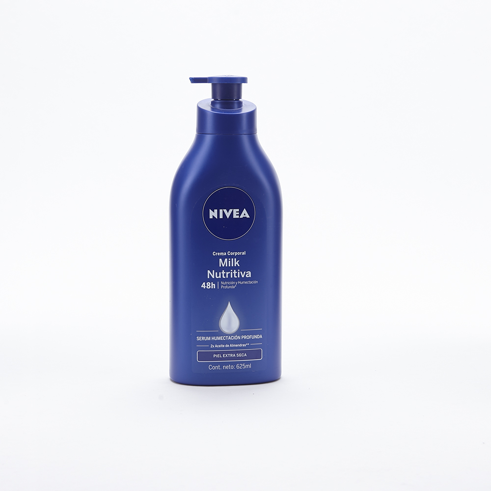 CREMA CORPORAL NIVEA MILK NUTRITIVA PIEL EXTRA SECA FCO X 625ML