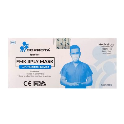 TAPABOCAS DESECHABLE FMK 3PLY CAJ X 50 COPROTA