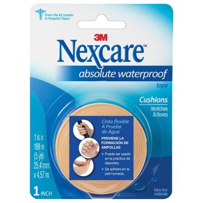 CINTA IMPERMEABLE ACOLCHADA ROL X 5YARD NEXCARE 1PULG
