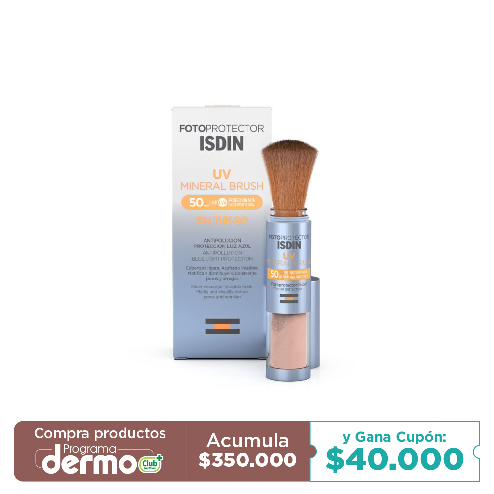 FOTOPROTECTOR ISDIN POLVO UV MINERAL BRUSH SPF50+ FCO X 2GR