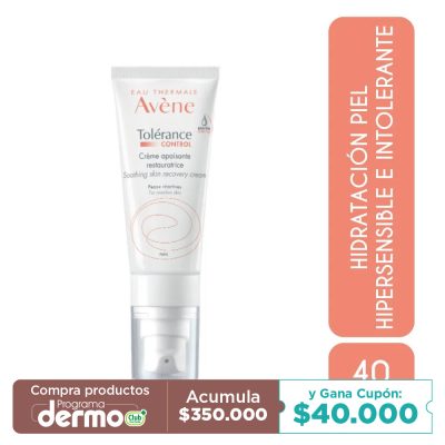 TOLERANCE CONTROL AVENE CREMA CALMANTE REPARADORA FCO X 40ML