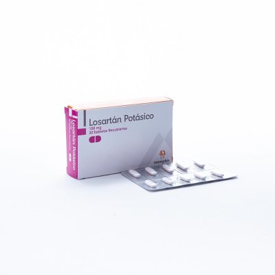 LOSARTAN 100MG TAB REC CAJ X 30 MEMPHIS