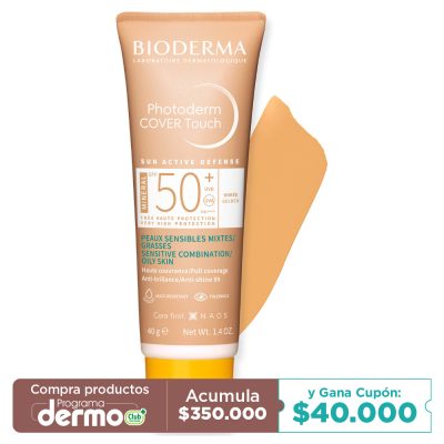 PHOTODERM COVER TOUCH BIODERMA SPF50+ TUB X 40ML DOREE TEINTE
