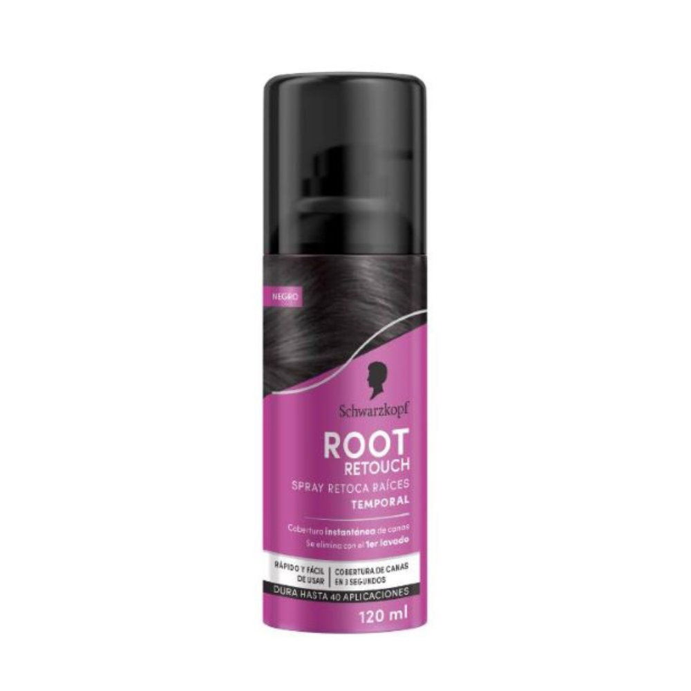RETOCA RAICES SCHWARZKOPF SPRAY FCO X 120ML NEGRO