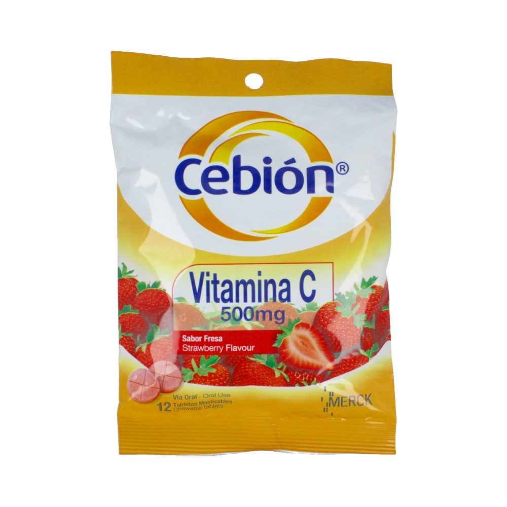 CEBION 500MG TAB MAST CAJ X 144 FRESA
