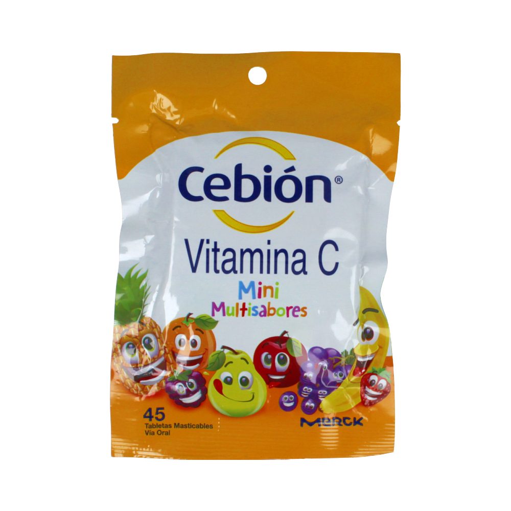 CEBION MINIS 100MG TAB MAST CAJ X 10SOB X 45