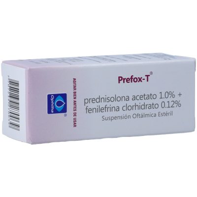 PREFOX T (1.2+10)MG/ML(0.12+1)% SUSP OFT  CAJ X 1FCO