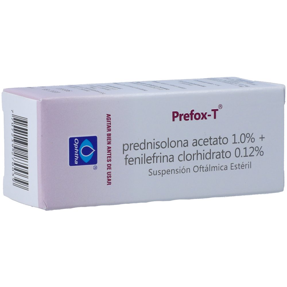 PREFOX T (1.2+10)MG/ML(0.12+1)% SUSP OFT CAJ X 1FCO