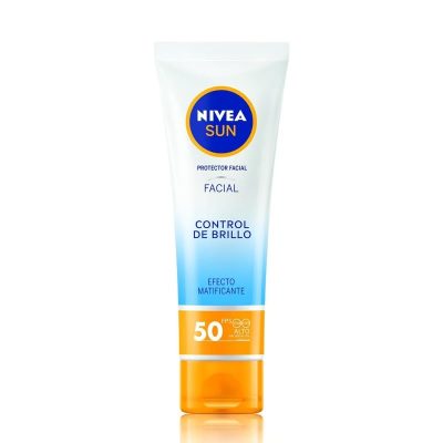 PROTECTOR FACIAL SOLAR NIVEA SUN CONTROL BRILLO FPS 50 TUB X 50ML