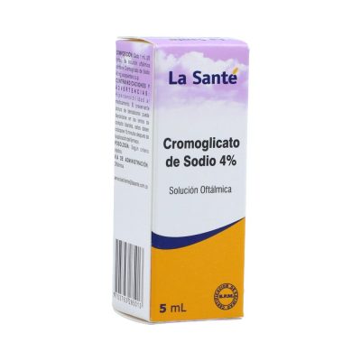 CROMOGLICATO DE SODIO 40MG/ML(4%) SOL OFT  FCO X 5ML LA SANTE