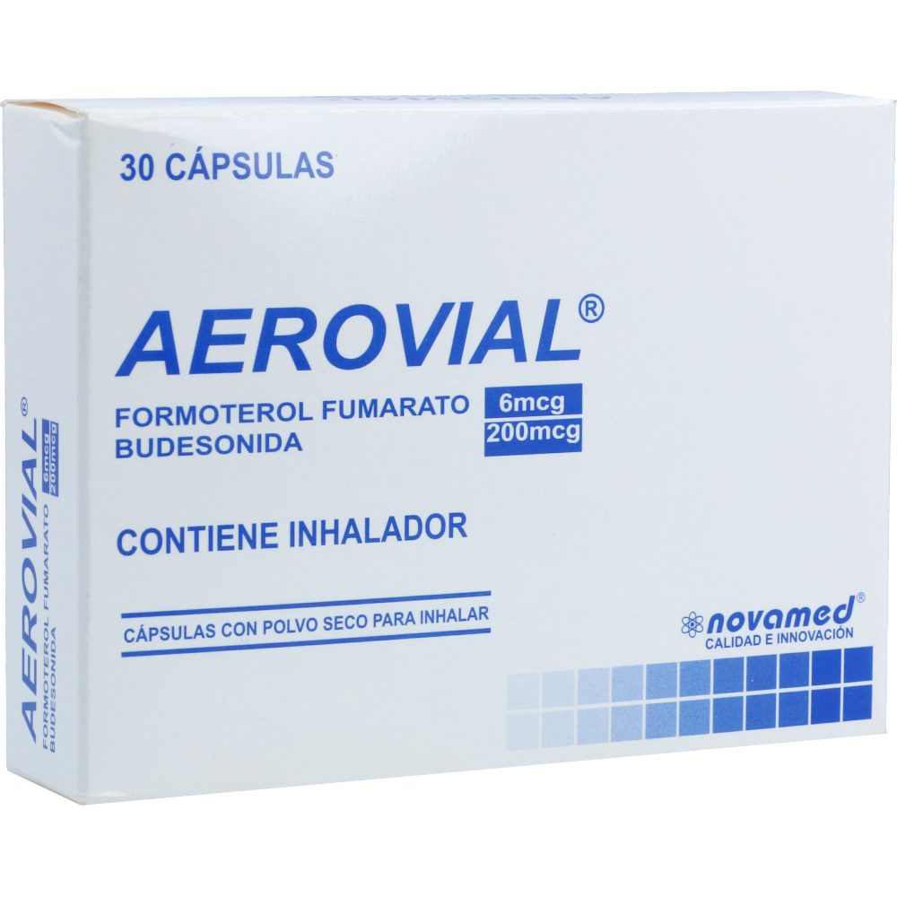 AEROVIAL CON INHALADOR (200+6)MCG) CAP POLV INH CAJ X 30