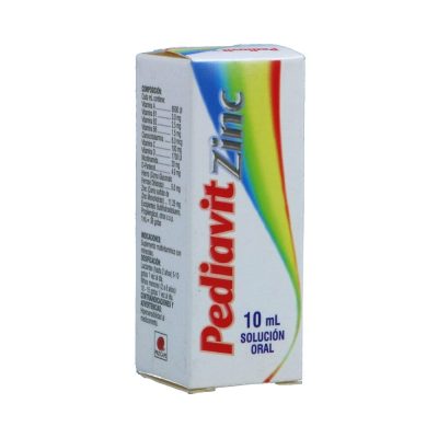 PEDIAVIT ZINC MULTIPLES COMPONENTES SOL ORAL FCO X 10ML