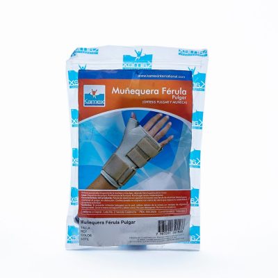 MUNEQUERA FERULA PULGAR REF 18461 UND KAMEX TALLA S - M AZUL