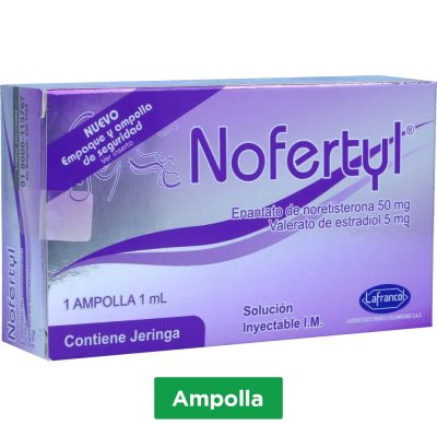 NOFERTYL (5+50)MG/ML SOL INY CAJ X 1AMP
