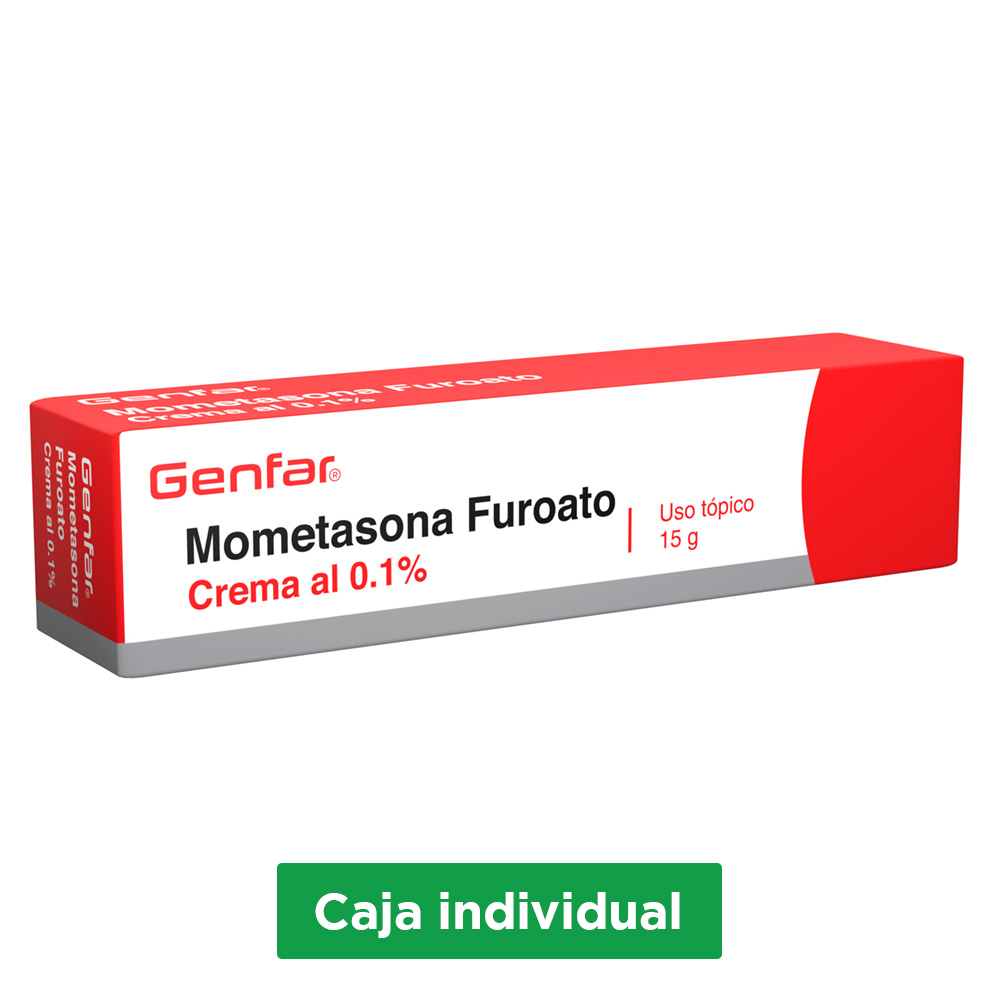 MOMETASONA 0.1% CREM TOP TUB X 15GR GENFAR