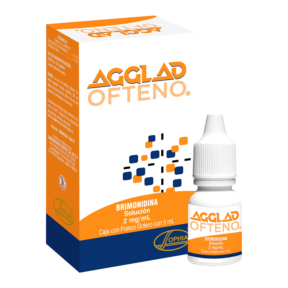 AGGLAD OFTENO 2MG/ML SOL OFT FCO X 5ML