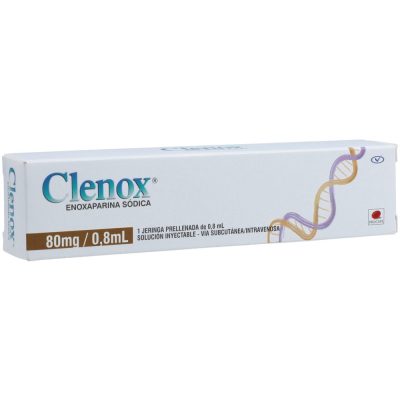 CLENOX 80MG/0.8ML(100MG/ML) SOL INY CAJ X 1JERPREL