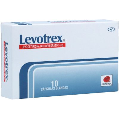 LEVOTREX 5MG CAP BLAND CAJ X 10