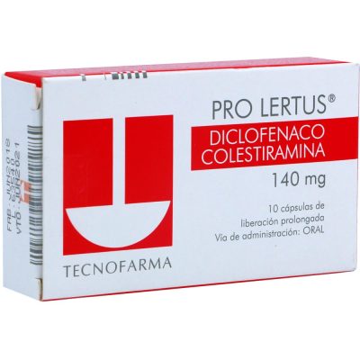PROLERTUS 140MG CAP LIB PROL  CAJ X 10
